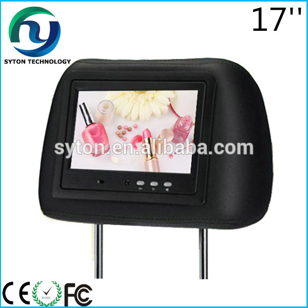 9 inch lcd screen headrest advertising taxi digital signage