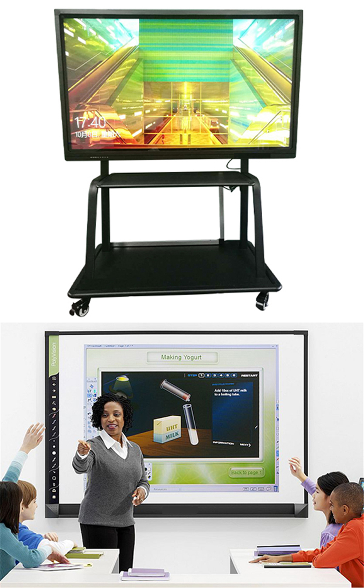 75 Inch Network Electronic Whiteboard Teaching Touch Screen Kiosk With Windows Os